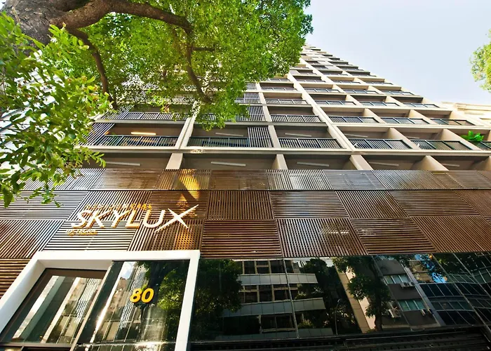 Studio Skylux no Centro com piscina, metrô e academia Rio de Janeiro